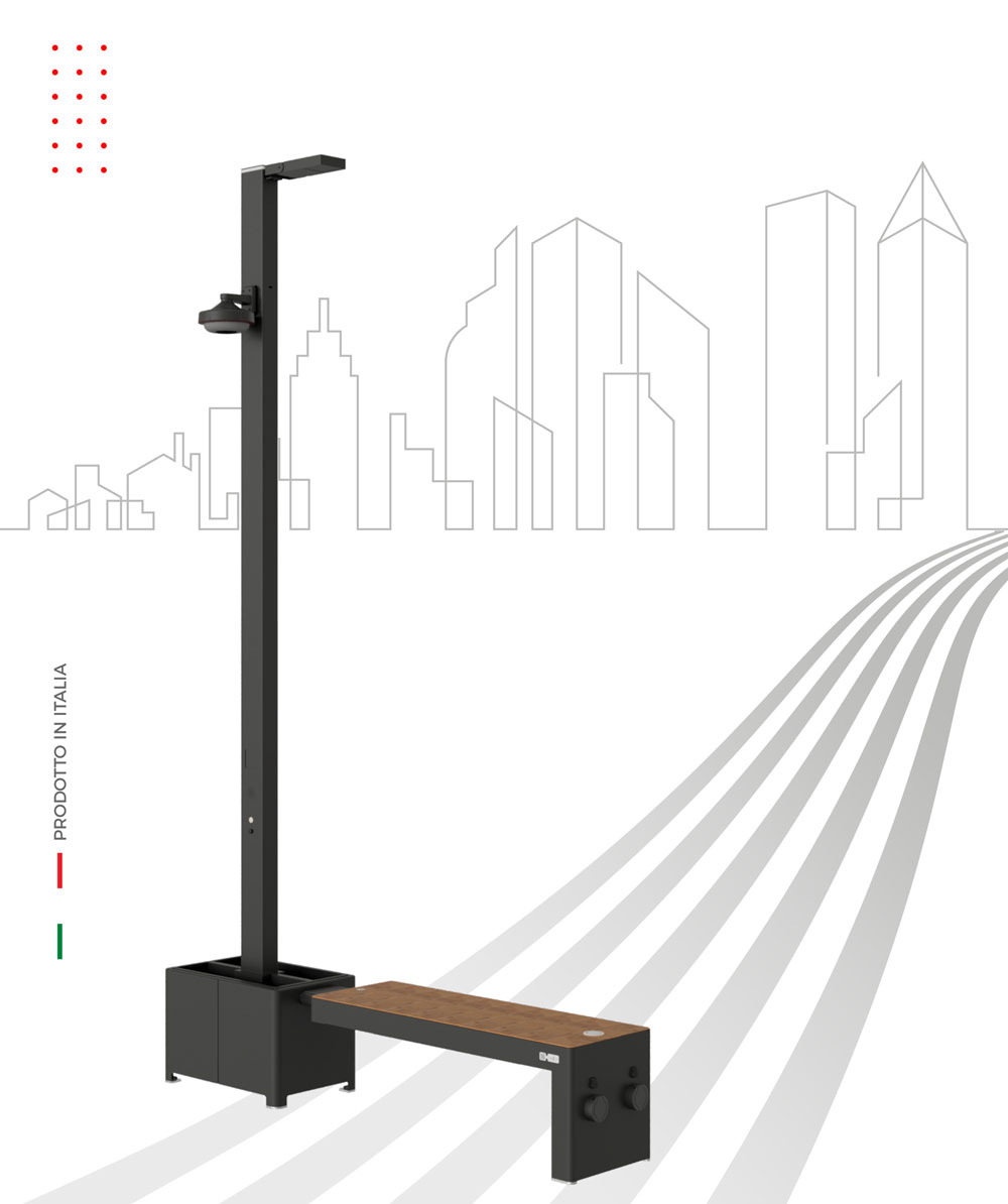 Arredo urbano Isola Pigna Smart 3.3