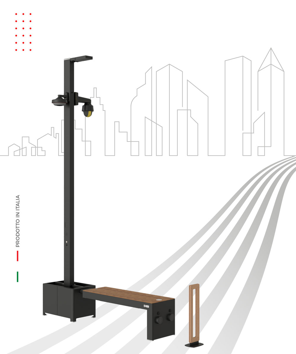 Arredo urbano Isola Pigna Smart 6.3