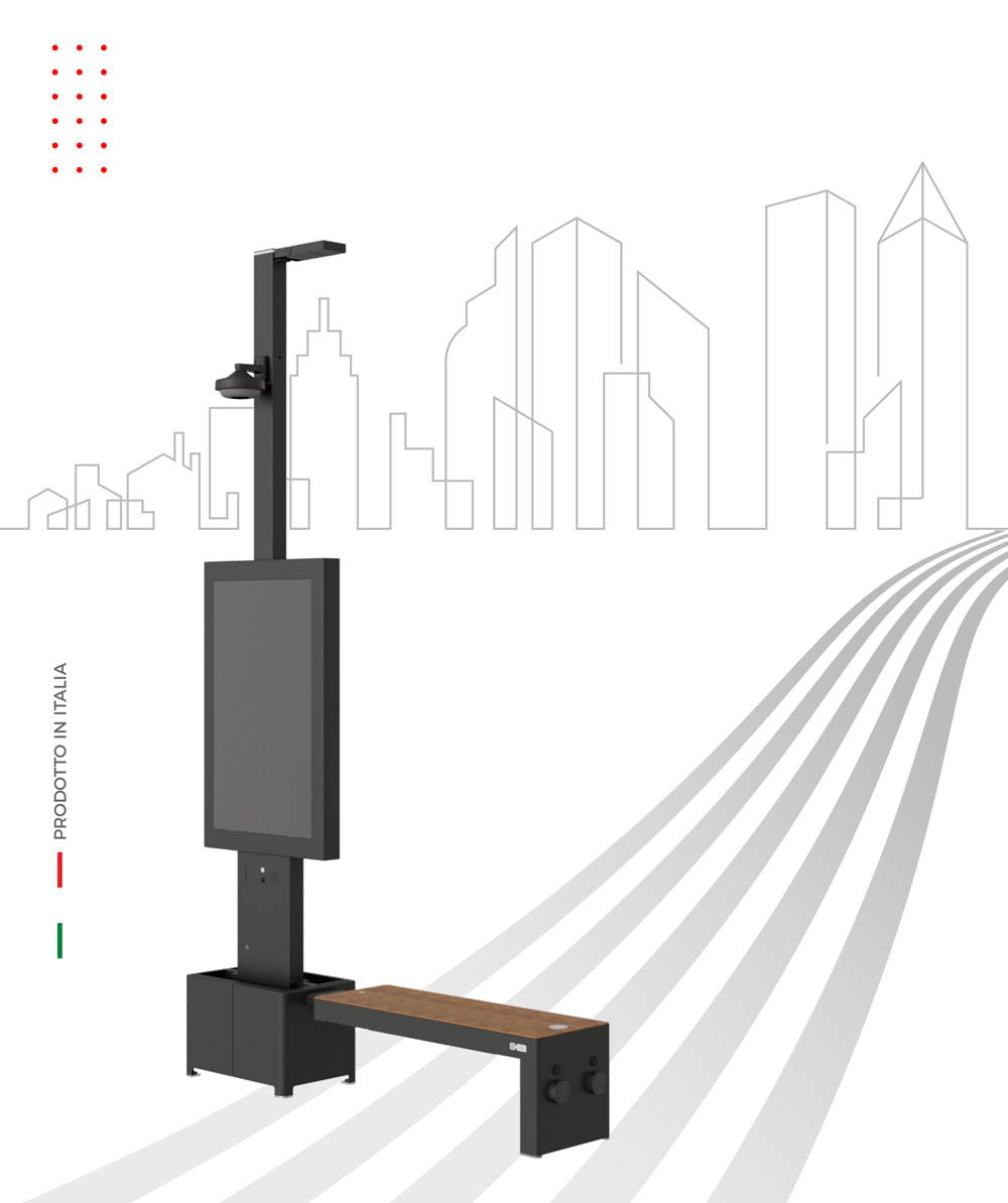 Arredo urbano Isola Pigna Smart 7.3